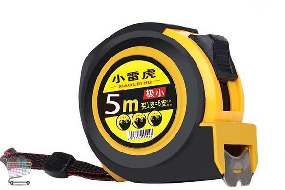 Будівельна вимірювальна рулетка Tape Measure, 5 м x 16 мм