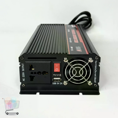 Инвертор 5 CORE UPS-1800A 1800W 12V &bull; Преобразователь 5 CORE UPS-1800A 12V-220V с зарядкой АКБ 20A, UPS и USB