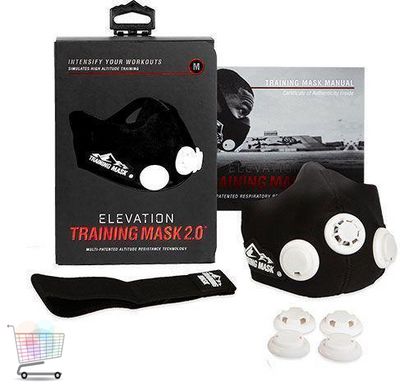 Тренировочная силовая дыхательная маска для бега и тренировок Elevation Training Mask 2.0 PR4