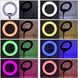 Селфи-кольцо осветительное для фото и видео съемок ∙ Светодиодная кольцевая RGB лампа MJ33 , 33 см