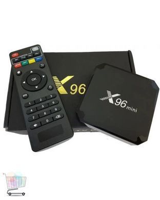 Смарт приставка для телевізора X96 Mini 2/16 ГБ 4K з пультом MA384 &bull; Android TV Box з Wi-Fi, LAN, HDMI та підтримкою онлайн-контенту