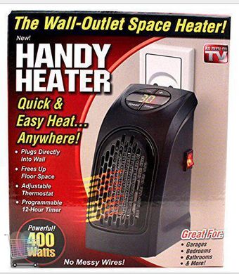 Керамічний портативний тепловентилятор Handy Heater ∙ Міні - обігрівач дуйчик від мережі Хенді-хітер