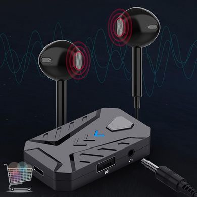 Комплект клавіатура та миша Mix Pro 3в1 для роботи та ігор з RGB та адаптером ∙ Ігровий комплект Mix Pro 3в1 з RGB-підсвіткою та адаптером для консолей