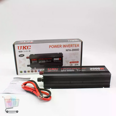 Инвертор 5 CORE 2000W 12V Pure Sine &bull; Преобразователь напряжения 5 CORE 2000W 12V-220V с чистой синусоидой для резервного питания
