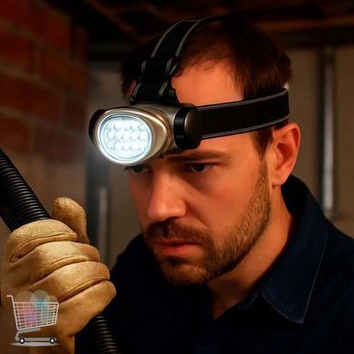 Налобний акумуляторний ліхтар Bailong BL-603 з 9 LED діодами &bull; Світлодіодний налобний ліхтар Bailong BL-603 9 LED