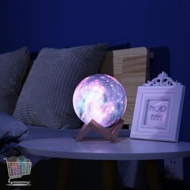 Сенсорный светильник &ndash; ночник Луна RGB Moon Light Magic 3D с пультом