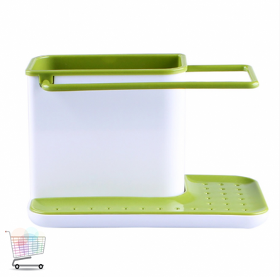 Кухонный органайзер на раковину kitchen Shelf Sink tidy, Зеленый