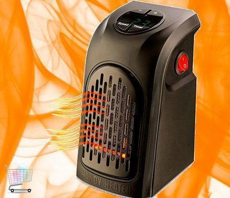 Керамічний портативний тепловентилятор Handy Heater ∙ Міні - обігрівач дуйчик від мережі Хенді-хітер
