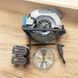 Аккумуляторная циркулярная пила Circular Saw X-510 48V с 2 АКБ &bull; Беспроводная дисковая пила для дерева, фанеры, ДСП, ремонта и монтажных работ