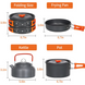 Металлическая посуда Camping Cooking 2 в 1 для походов рыбалки и кемпинга ∙ Универсальная посуда Camping Cooking для активного отдыха на природе