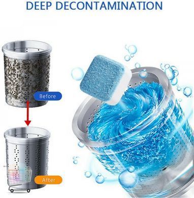 Засіб для чищення та дезінфекції пральних машин Washing Machine Cleaner ∙ Універсальний засіб Washing Machine Cleaner для видалення нальоту