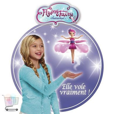 Інтерактивна іграшка / Літаюча фея Flying Fairy / Лялька для дівчаток з керуванням польотом від руки