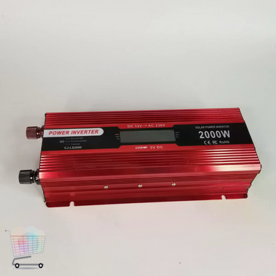 Инвертор 5 CORE KC-2000D 2000W 12V LCD &bull; Преобразователь напряжения 5 CORE KC-2000D 12V-220V Digital 1000 Вт с USB