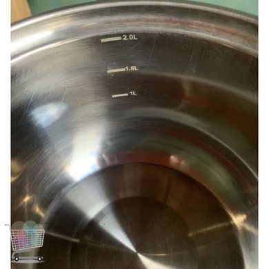 Набір посуду Unique UN-5072 ∙ 8 предметів ∙ Каструлі з нержавіючої сталі ∙ Термостійкі скляні кришки