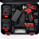 Аккумуляторный гайковерт MA752 24V с двумя батареями RED &bull; Электрический гайковерт MA752 для авто, гаража, мастерской, ремонта и работы с крепежом