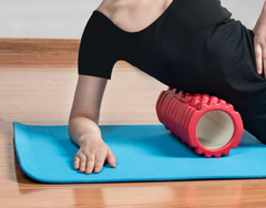 Масажний валик для йоги та фітнесу, 45х13 см · Йога – ролер для фасціального масажу м'язів