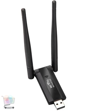 Портативный USB Wi-Fi повторитель 300 Мбит для устранения мертвых зон ∙ USB Wi-Fi репитер с внешними антеннами 300 Мбит