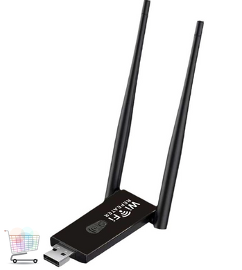 Портативный USB Wi-Fi повторитель 300 Мбит для устранения мертвых зон ∙ USB Wi-Fi репитер с внешними антеннами 300 Мбит