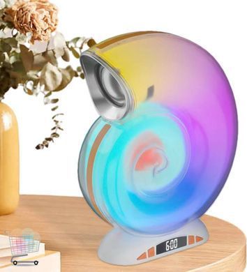 Bluetooth колонка L-39 с часами &bull; Креативная Bluetooth колонка с часами умное управление через приложение настольная RGB лампа