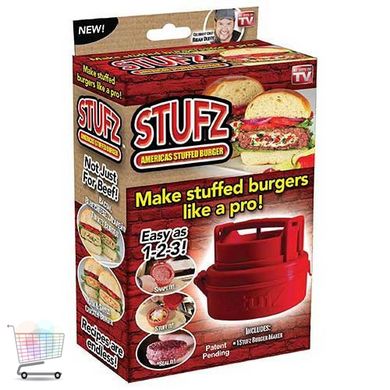 Ручной одинарный пресс для приготовления котлет, гамбургеров Stufz Sliders PR3