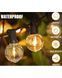 Уличная светодиодная гирлянда 10 м 20 LED MA716 &bull; Декоративная садовая гирлянда статического свечения 220В для двора, террасы, балкона и дачи