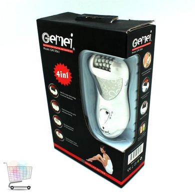 Женский эпилятор бритва Gemei GM-3061 4 в 1 | электробритва пемза CG22 PR4