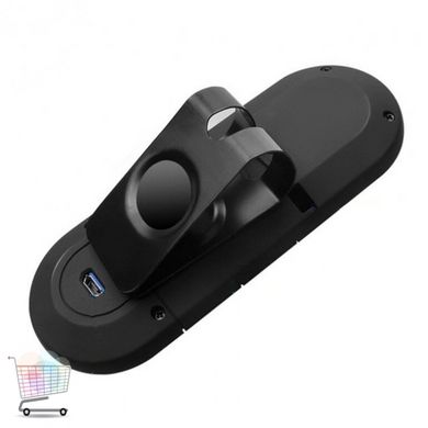 Автомобільний гучномовець з функцією запису Lesko Car Kit Bluetooth-спікерфон гарнітура в авто Hands Free Блютуз 4.1