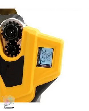 Аккумуляторный садовый набор KAR51 36V с пилой, секатором и высоторезом желтый &bull; Комплект KAR51 для обрезки деревьев, веток, кустов и ухода за садом с 2 АКБ