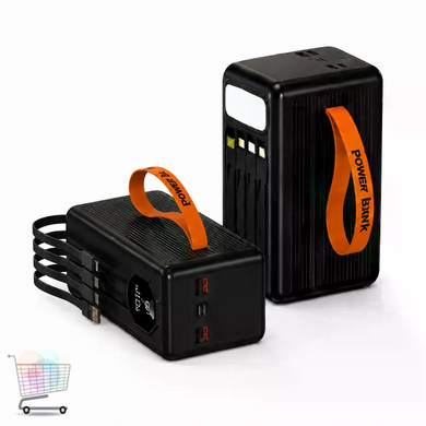 Черный Power Bank Aroimac ARO428 50000 mAh &bull; Портативное зарядное устройство Aroimac ARO428 черного цвета с быстрой зарядкой 22,5W для смартфонов и гаджетов