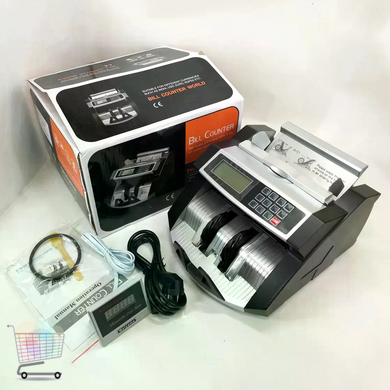Счётчик банкнот Bill Counter 2040v UV/MG &bull; Настольная машинка для пересчёта денег, проверки купюр и фасовки наличных