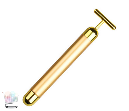 Ионный вибромассажер для лица Energy Beauty Bar REVOSKIN Gold | массажер для лица PR3