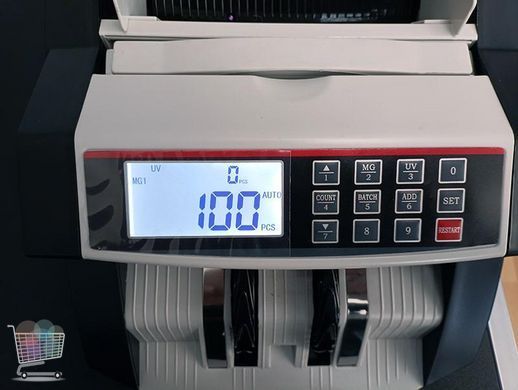 Счётчик банкнот Bill Counter 2040v UV/MG &bull; Настольная машинка для пересчёта денег, проверки купюр и фасовки наличных