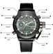 Чоловічий наручний годинник AMST Black Watch у чорному кольорі &bull; Стильний аксесуар на руку для щоденного носіння, роботи, прогулянок і подарунка