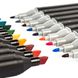 Набор двусторонних художественных маркеров для скетчинга 168 шт / Маркеры фломастеры для рисования на бумаге Sketch Marker Touch Raven / Подарок художнику