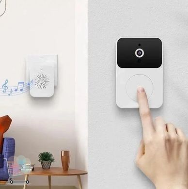 Домофон с камерой и датчиком движения Doorbell X9 · Умный дверной видеодомофон с Wi-Fi камерой с функцией видеозаписи