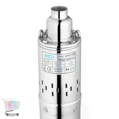 Шнековый глубинный насос для скважины 4QGD2 1500W 120 м &bull; Погружной винтовой насос для воды, дома, дачи и автономного водоснабжения
