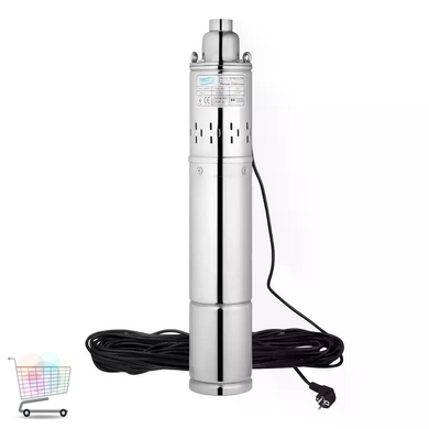 Шнековый глубинный насос для скважины 4QGD2 1500W 120 м &bull; Погружной винтовой насос для воды, дома, дачи и автономного водоснабжения