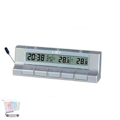 Автомобильные электронные часы с термометром VST-7037 CG10 PR1