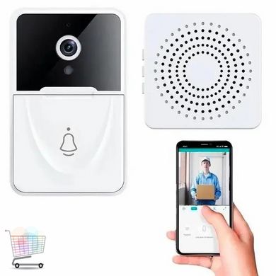 Домофон с камерой и датчиком движения Doorbell X9 · Умный дверной видеодомофон с Wi-Fi камерой с функцией видеозаписи