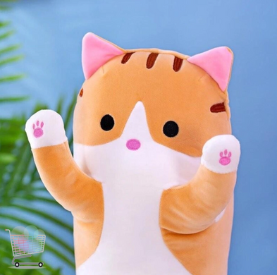 М'яка іграшка Кіт Батон · Антистрес подушка - обіймашка, 70 см
