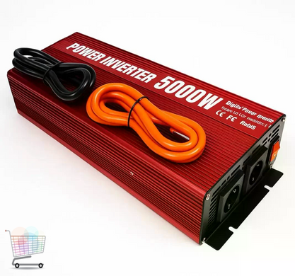 Перетворювач 5 CORE UN-3061 5000W 12V &bull; Автомобільний інвертор 5 CORE UN-3061 12V-220V 2200 Вт з USB для автономного живлення
