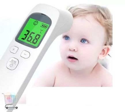 Бесконтактный инфракрасный термометр для тела ∙ Универсальный электронный градусник для детей, пищи, воздуха Диапазон измерения 10°–60°С