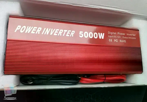 Перетворювач 5 CORE UN-3061 5000W 12V &bull; Автомобільний інвертор 5 CORE UN-3061 12V-220V 2200 Вт з USB для автономного живлення