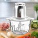 Стеклянный измельчитель Hoffmans HM-8843 &bull; Универсальный кухонный чоппер 2 л 1200Вт