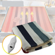 Электропростынь Electric Blanket 5733 150&times;120 см 86 Вт с терморегулятором &bull; Электрическое одеяло-простынь Electric Blanket 5733 220 В разноцветные полосы