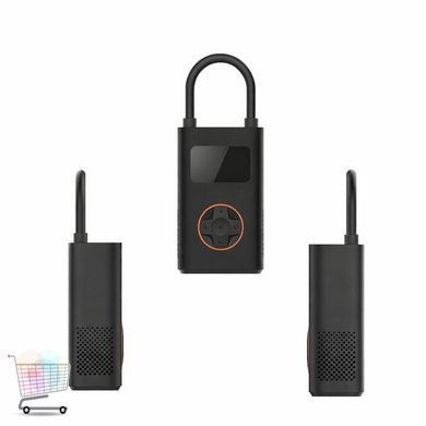 Автомобильный аккумуляторный компрессор ATJ-005 с Power Bank и автоотключением &bull; Беспроводной портативный насос с цифровым дисплеем