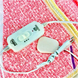 Электрическая простынь Electric Blanket 7418 150&times;120 см с подогревом, розовая с сердечками &bull; Электропростынь Electric Blanket 7418 220 В с терморегулятором для прогрева кровати
