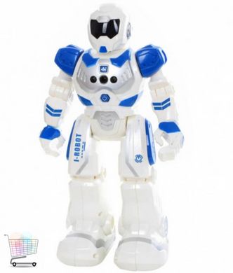 Інтерактивний робот-поліцейський на радіокеруванні 1609 ∙ Багатофункціональна іграшка Робот з пультом керування ∙ USB зарядка