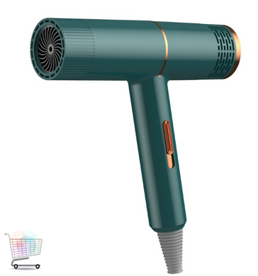 Портативный фен с ионизацией DRY HAIR EFFICIENTLY Электрический компактный фен для сушки и укладки волос