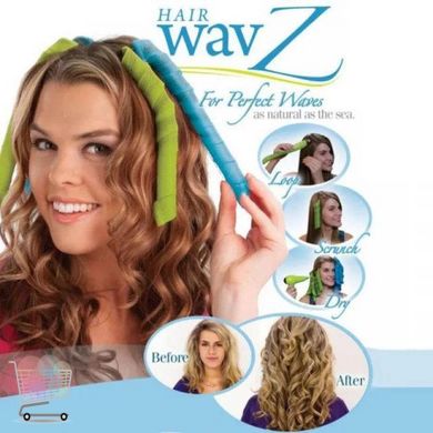 Спиральные бигуди Hair Wavz для легкого создания локонов на волосах любой длины